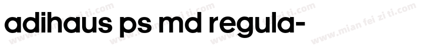 AdiHaus PS Md Regula字体转换